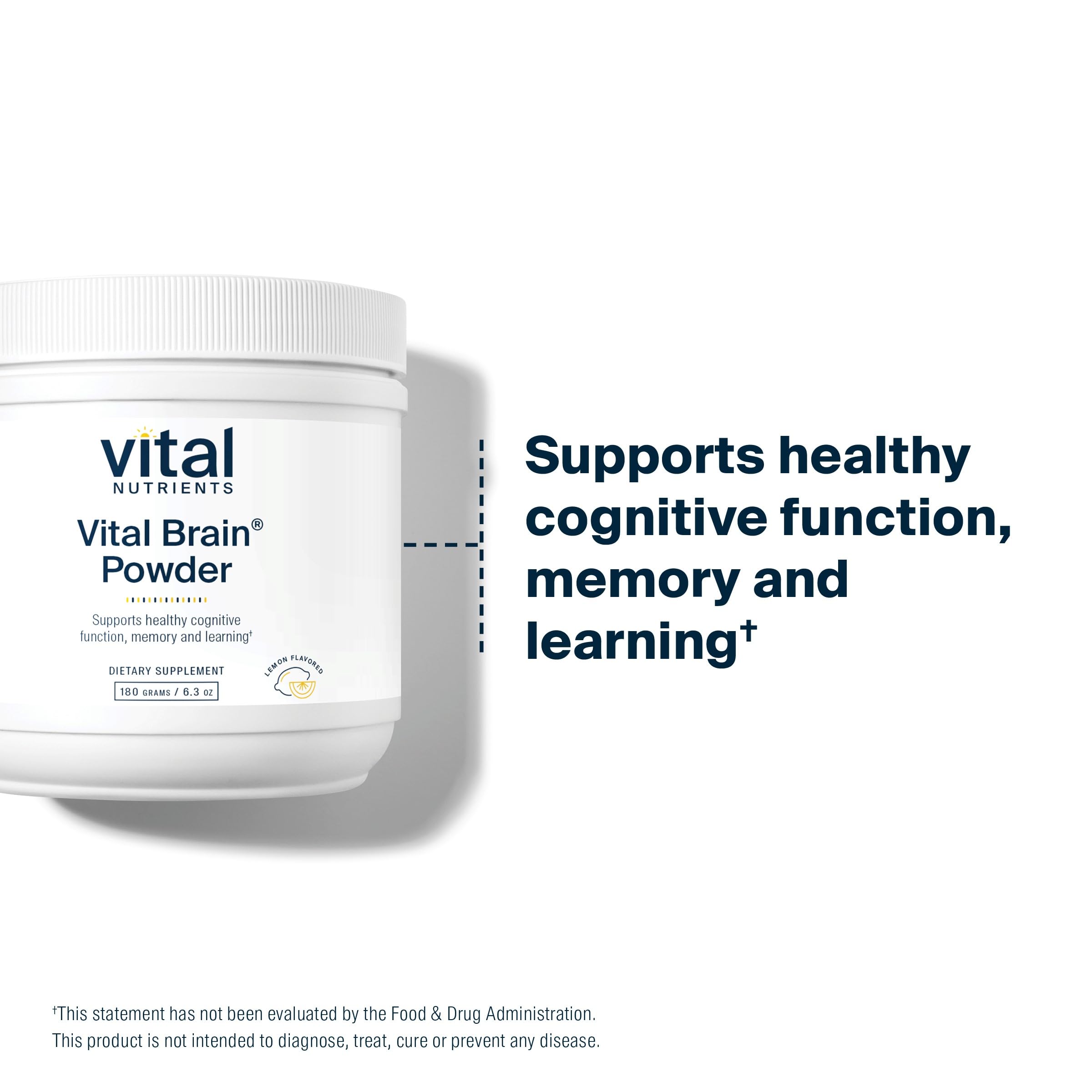 Foto 7 pulgar | Suplemento Vital Nutrients Vital Brain Powder 150 G - Venta Internacional.
