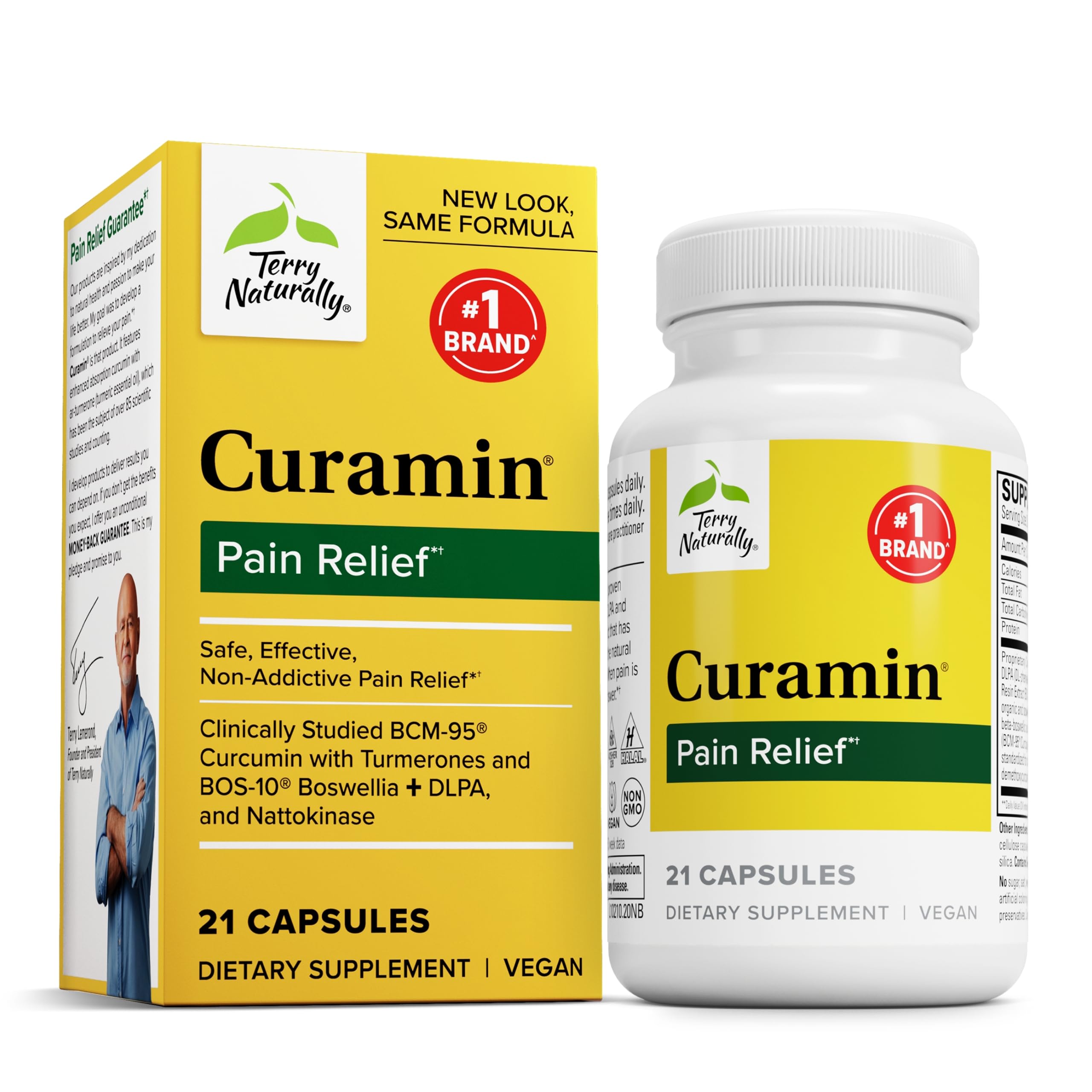 Foto 2 pulgar | Suplemento Terry Naturally Curamin Curcumin 21 Cápsulas - Venta Internacional.