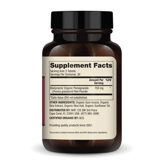 Foto 2 | Suplemento De Cáscara De Granada Orgánica Biodinámica Del Dr. Mercola - Venta Internacional.