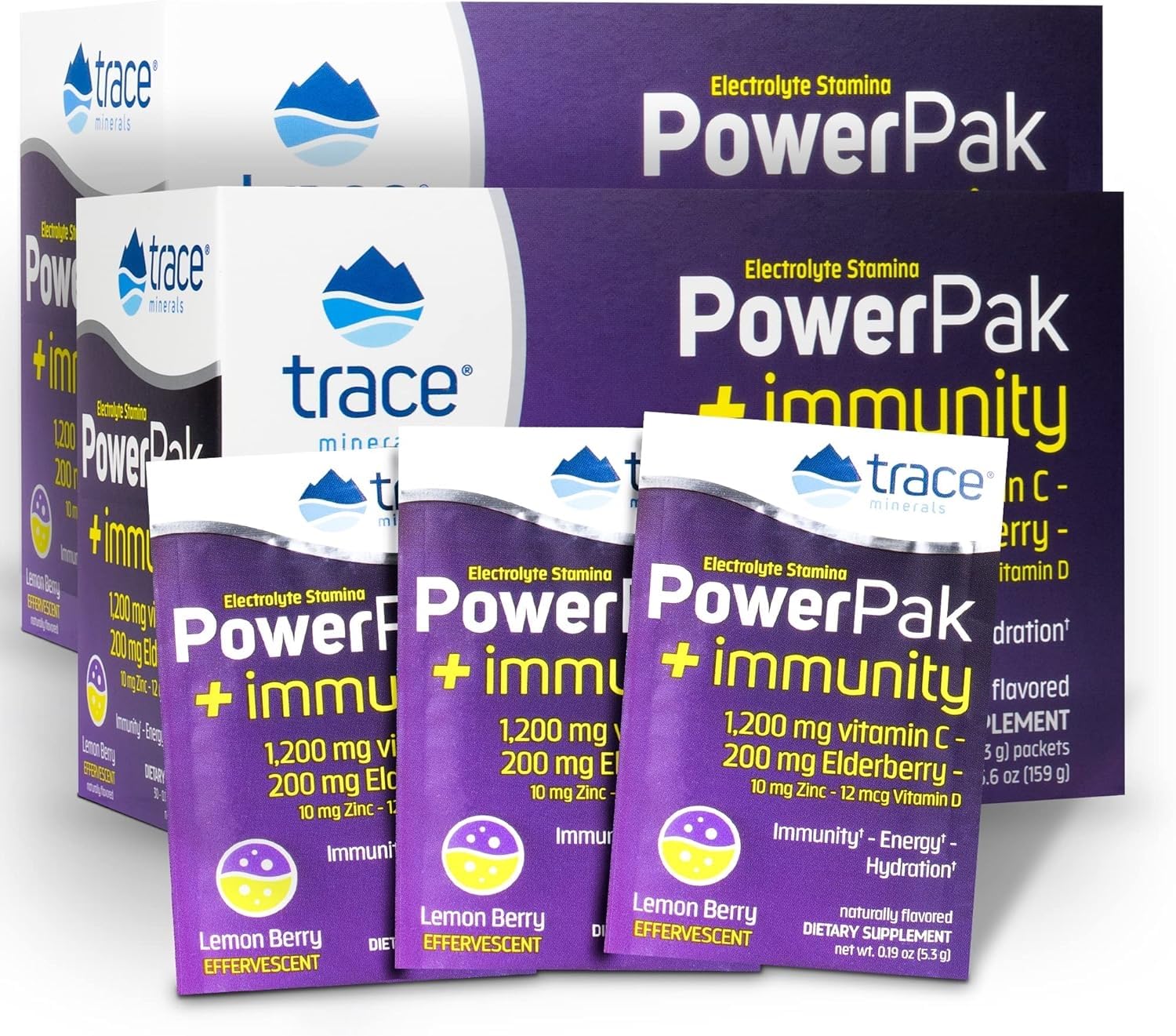 Foto 2 pulgar | Paquetes de Bebidas con Oligoelementos Power Pak Electrolyte + Immunity - Venta Internacional