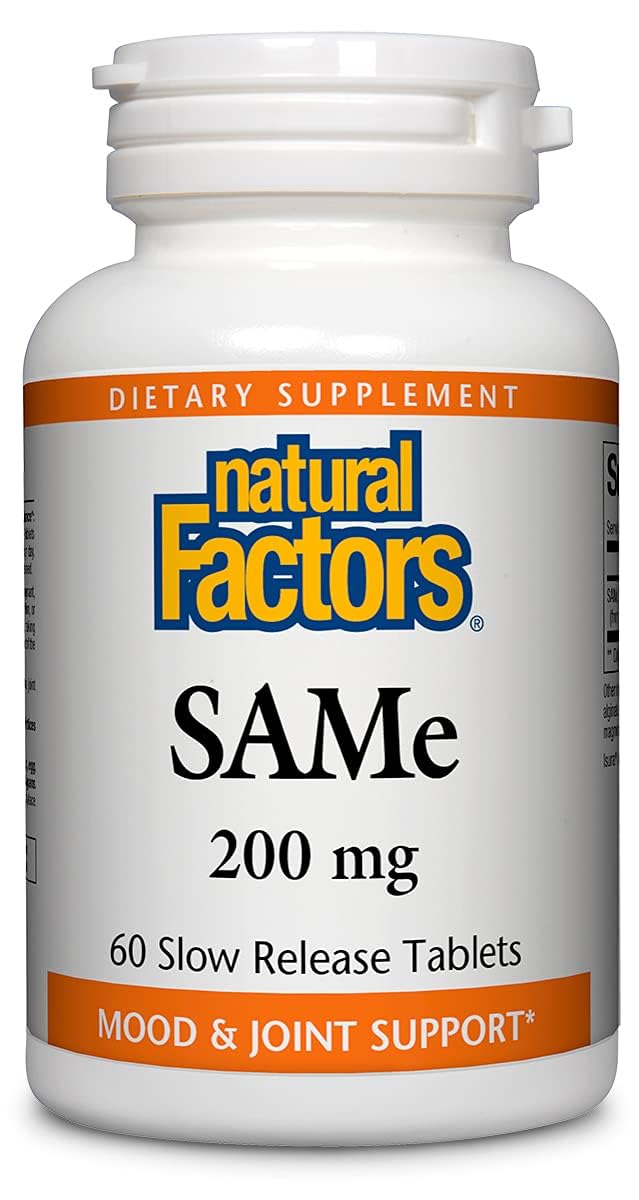 Foto 2 pulgar | Suplemento Natural Factors Same 200 Mg 60 Comprimidos - Venta Internacional.