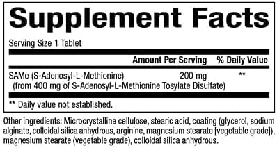 Foto 3 pulgar | Suplemento Natural Factors Same 200 Mg 60 Comprimidos - Venta Internacional.