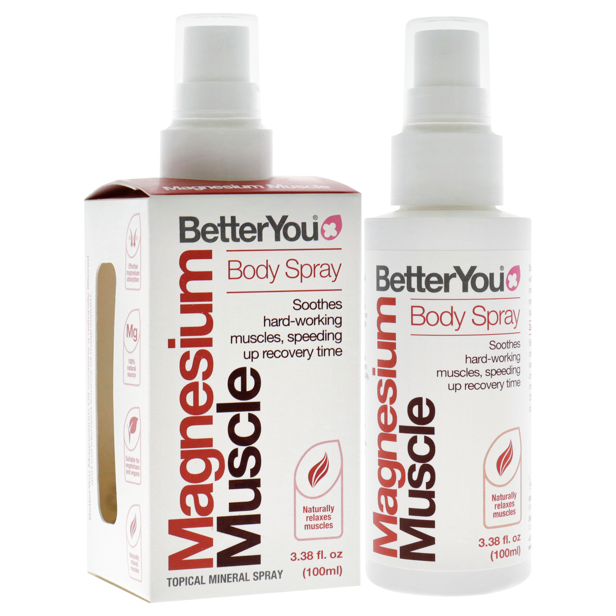 Foto 4 pulgar | Spray De Magnesio Para Músculos Corporales Betteryou, Unisex, 100 Ml - Venta Internacional.