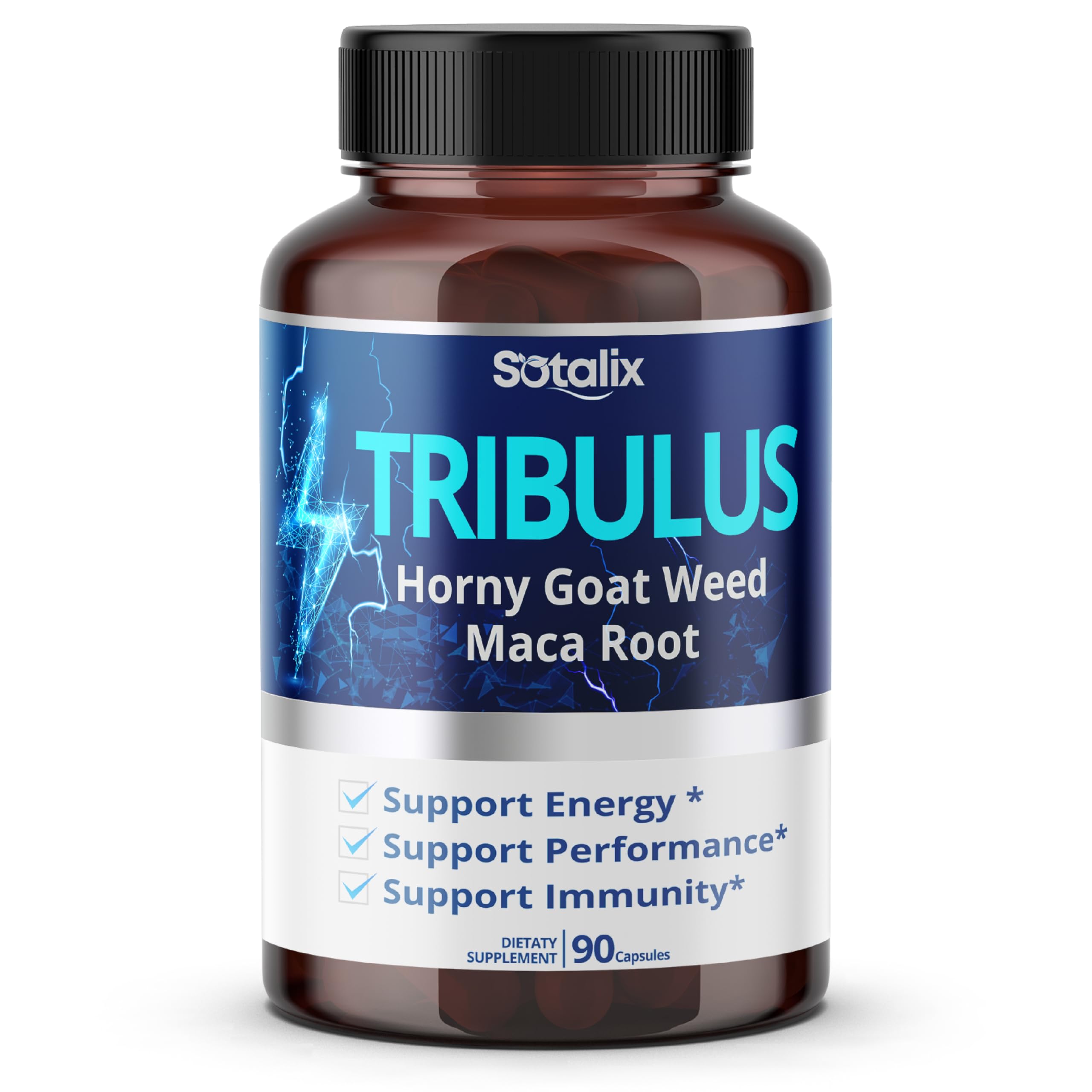 Foto 2 pulgar | Suplemento Sotalix Extracto De Tribulus Terrestris 9150 Mg 90 Cápsulas - Venta Internacional.