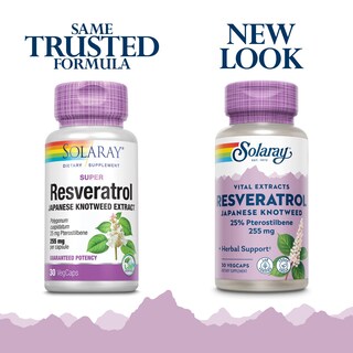 Foto 2 | Suplemento Solaray Super Resveratrol Con Pterostilbeno 250 Mg - Venta Internacional.