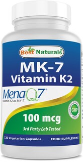 Foto 1 | Suplemento Best Naturals Mk-7 De Vitamina K2, 100 Mcg, 120 Cápsulas - Venta Internacional.