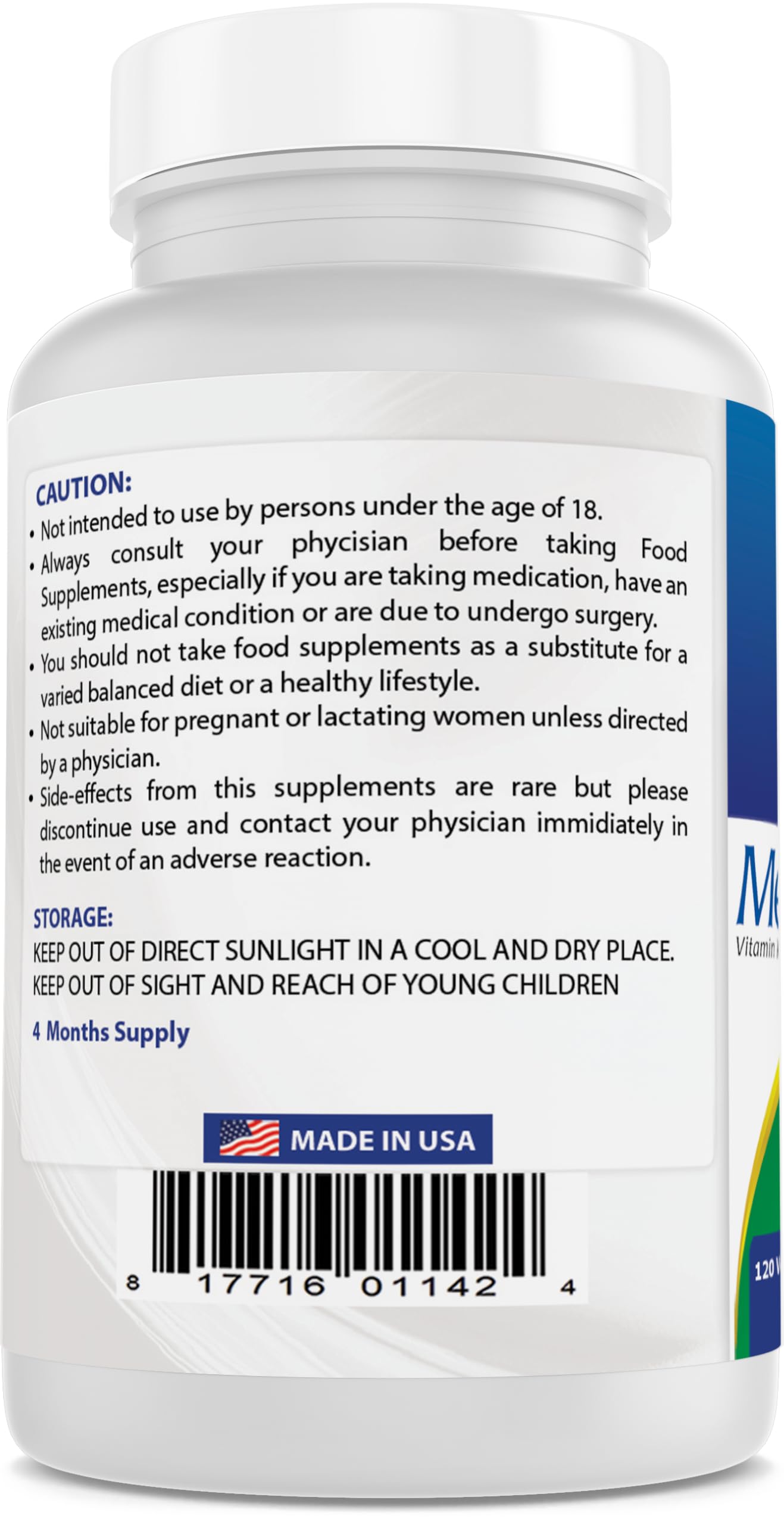 Foto 3 | Suplemento Best Naturals Mk-7 De Vitamina K2, 100 Mcg, 120 Cápsulas - Venta Internacional.