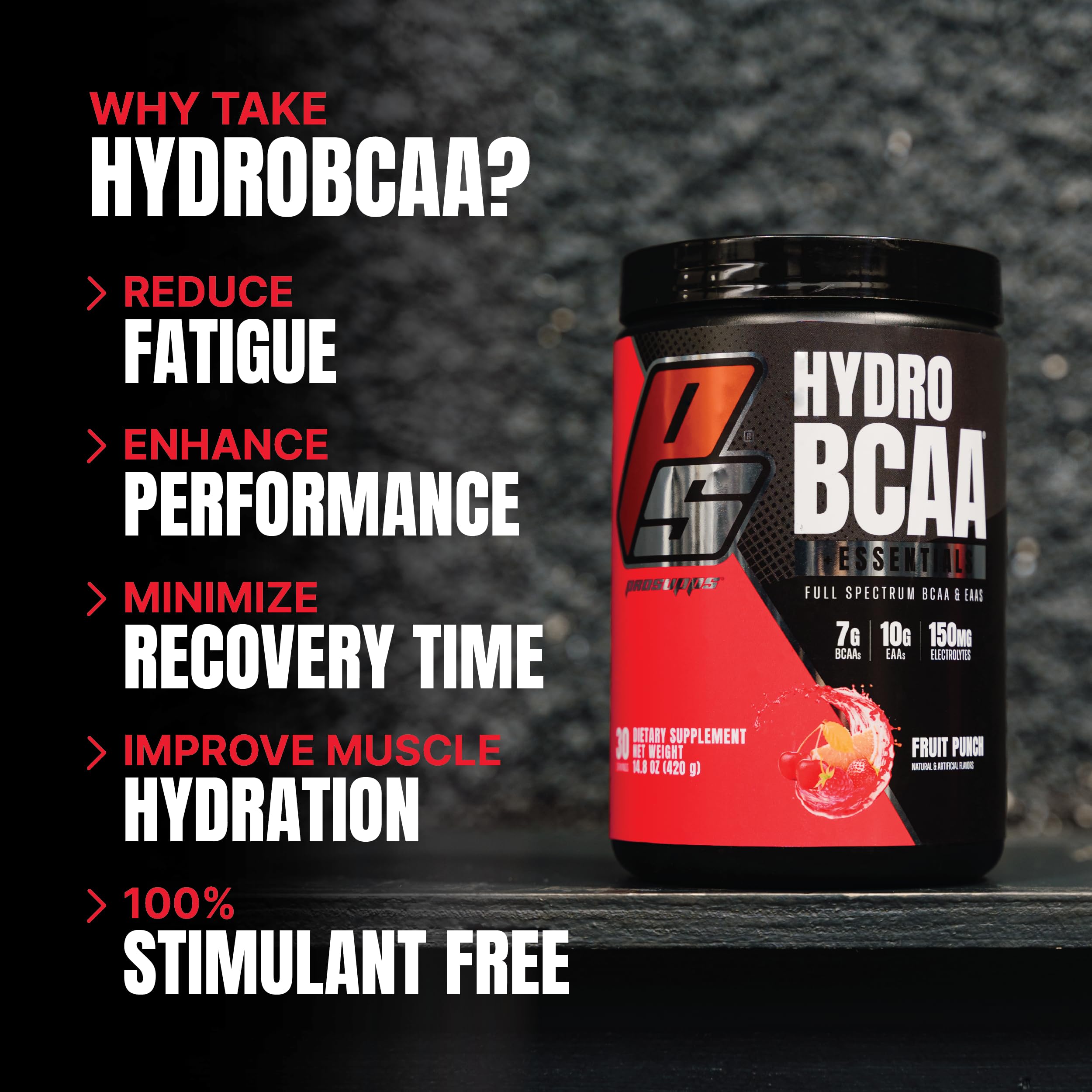 Foto 5 pulgar | Suplemento De Aminoácidos Prosupps Hydrobcaa Fruit Punch 30 Porciones - Venta Internacional.