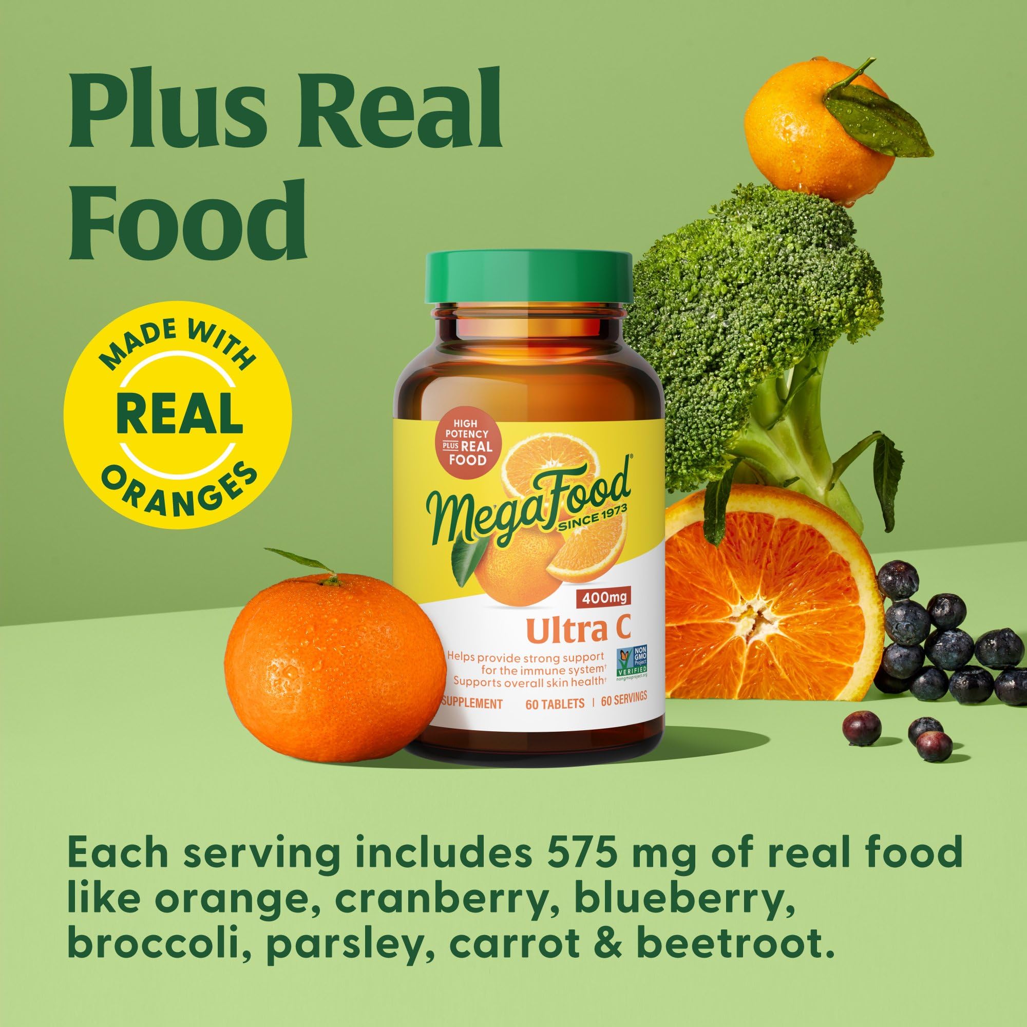 Foto 4 | Suplemento Megafood Ultra C 400 Mg Vegano Con Vitamina C 60 Comprimidos - Venta Internacional.