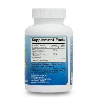 Foto 4 | Suplemento Perfecto Suplementos Perfect Resgrape Resveratrol - Venta Internacional.
