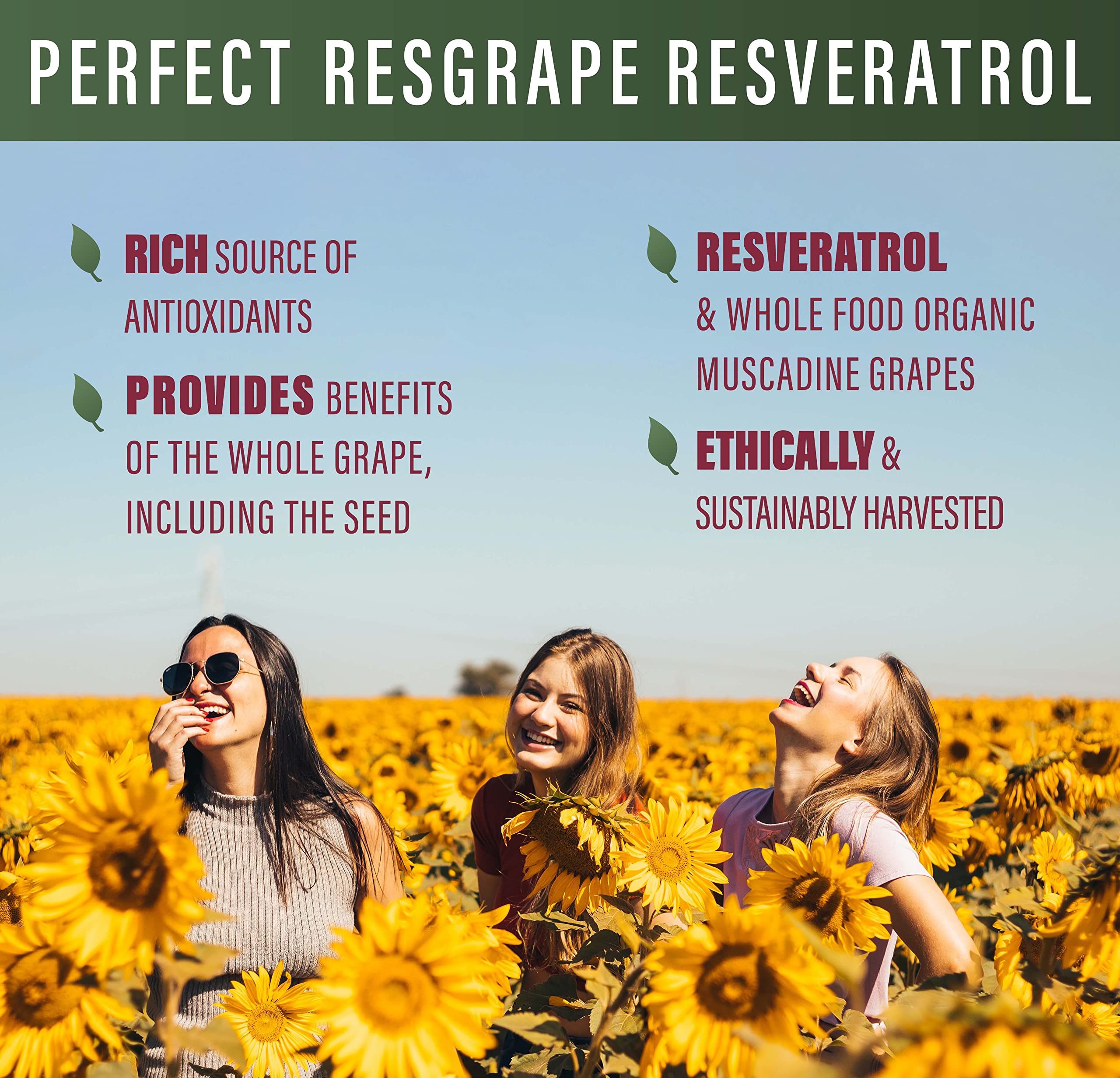 Foto 5 | Suplemento Perfecto Suplementos Perfect Resgrape Resveratrol - Venta Internacional.