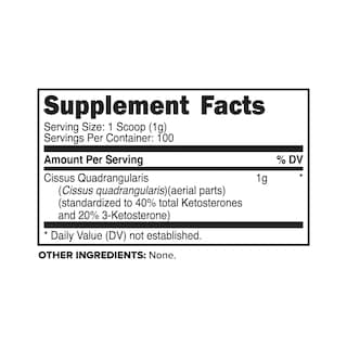 Foto 2 | Suplemento Primaforce De Extracto De Cissus Quadrangularis En Polvo De 100 G - Venta Internacional.