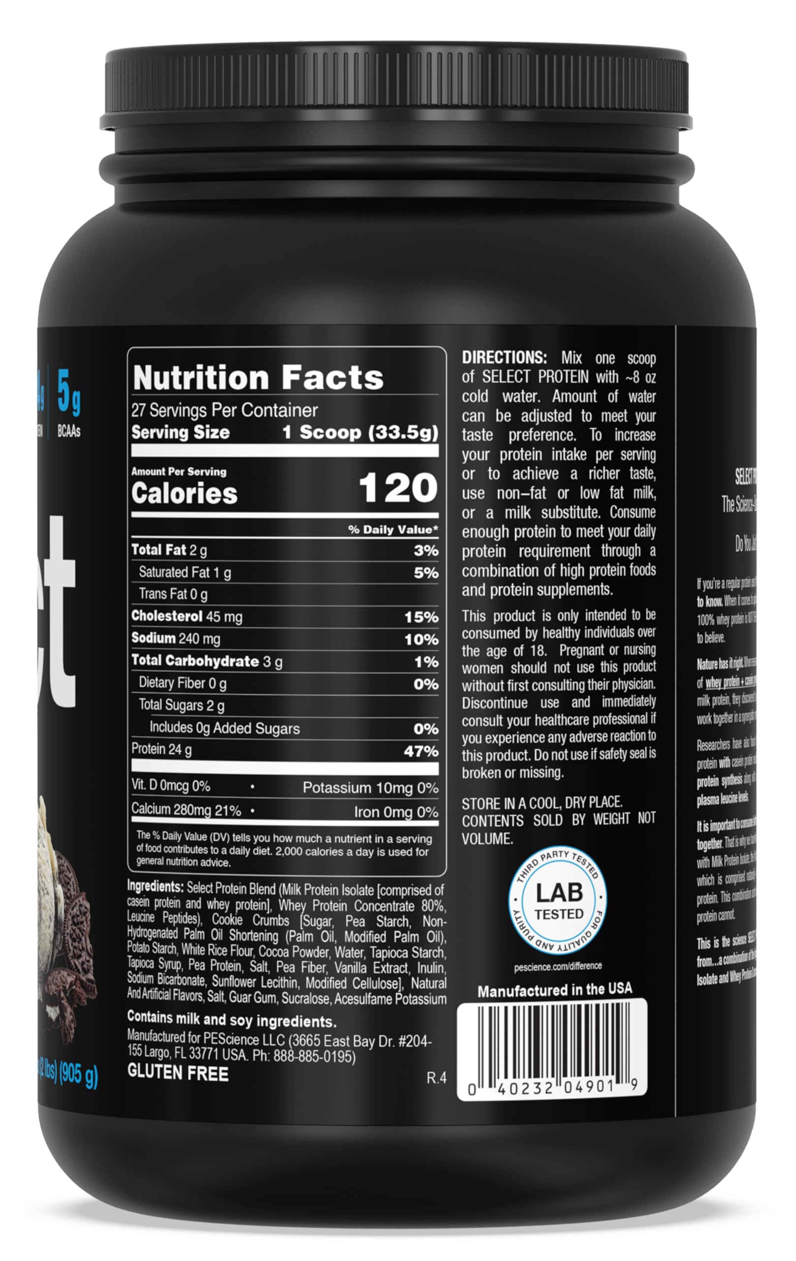 Foto 7 pulgar | Crema De Galletas Bajas En Carbohidratos Pesscience Select De Proteína En Polvo, 27 Dosis - Venta Internacional.