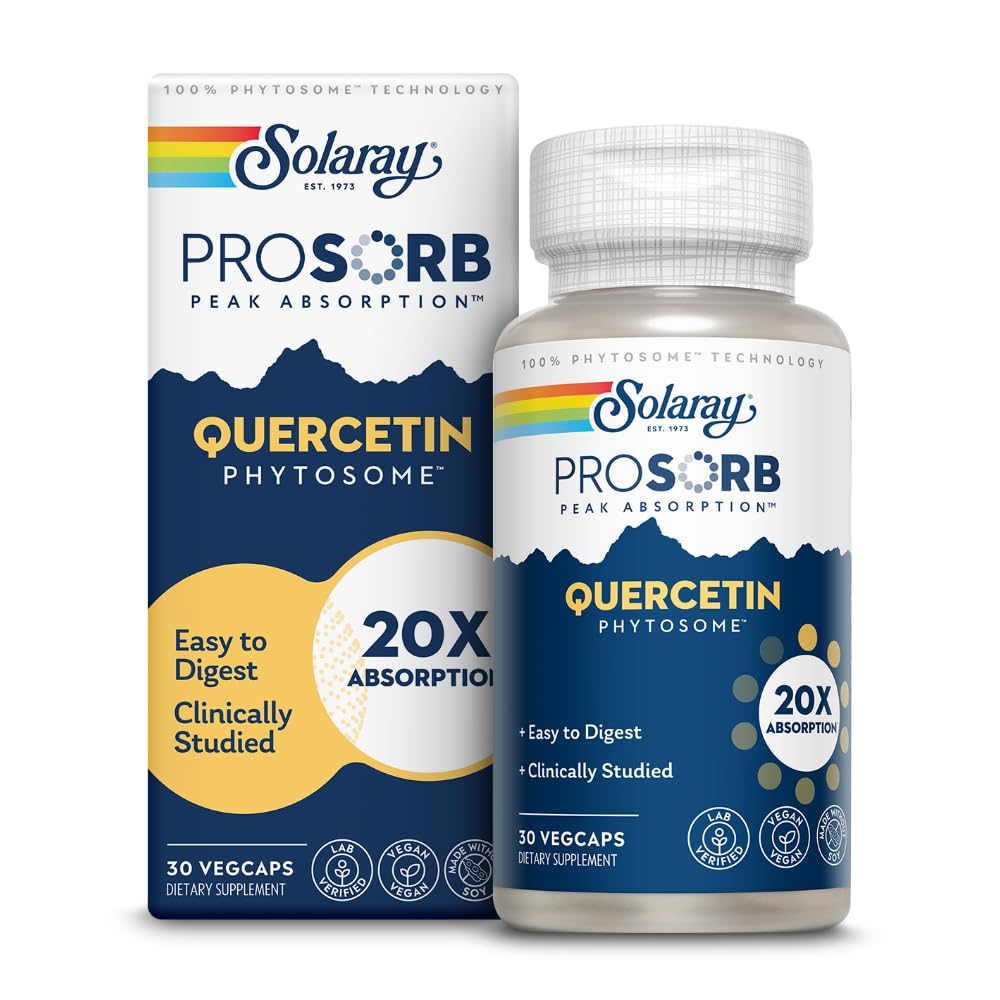 Foto 3 pulgar | Suplemento Solaray: Quercetina, Fitosoma, 250 Mg, 30 Cápsulas Vegetales - Venta Internacional.