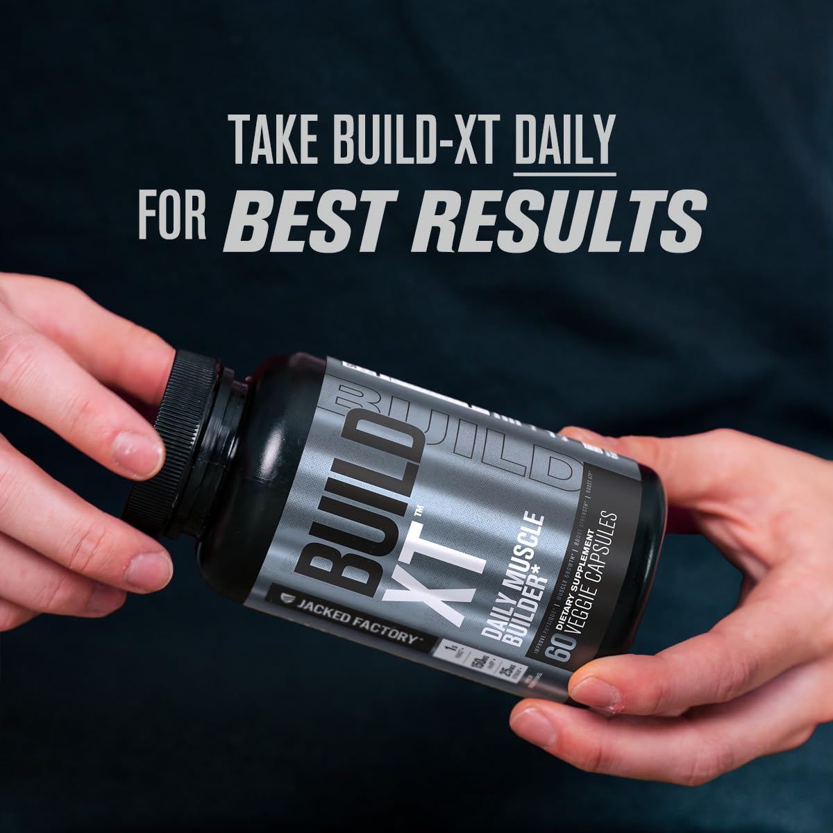 Foto 8 pulgar | Suplemento Muscle Build-xt Jacked Factory Build-xt 60 Pastillas - Venta Internacional.
