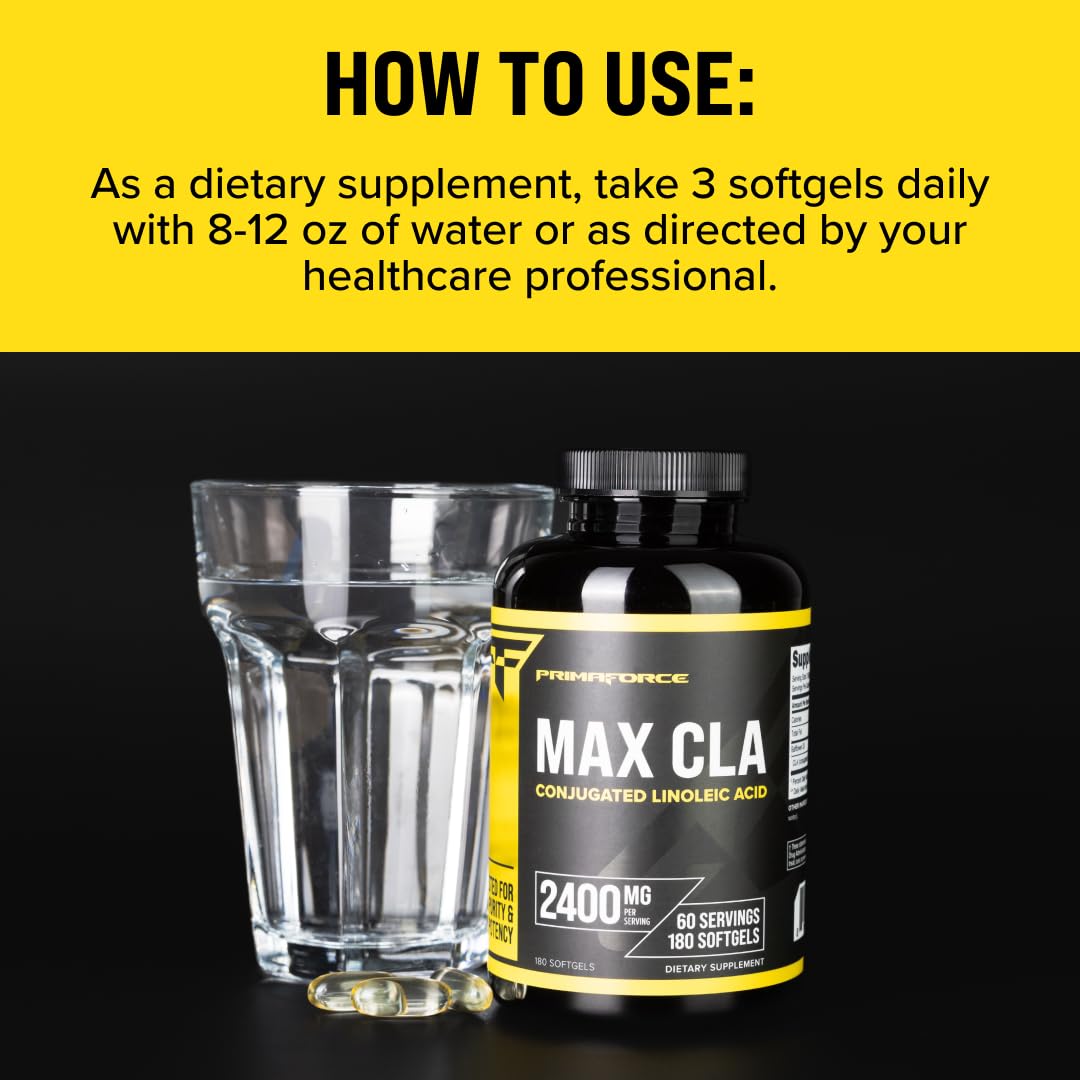 Foto 8 pulgar | Suplemento Primaforce Cla 2400 Mg Max Cla 180 Cápsulas Blandas - Venta Internacional.