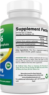 Foto 5 | Suplemento Best Naturals Ip-6 510 Mg 180 Cápsulas - Venta Internacional.