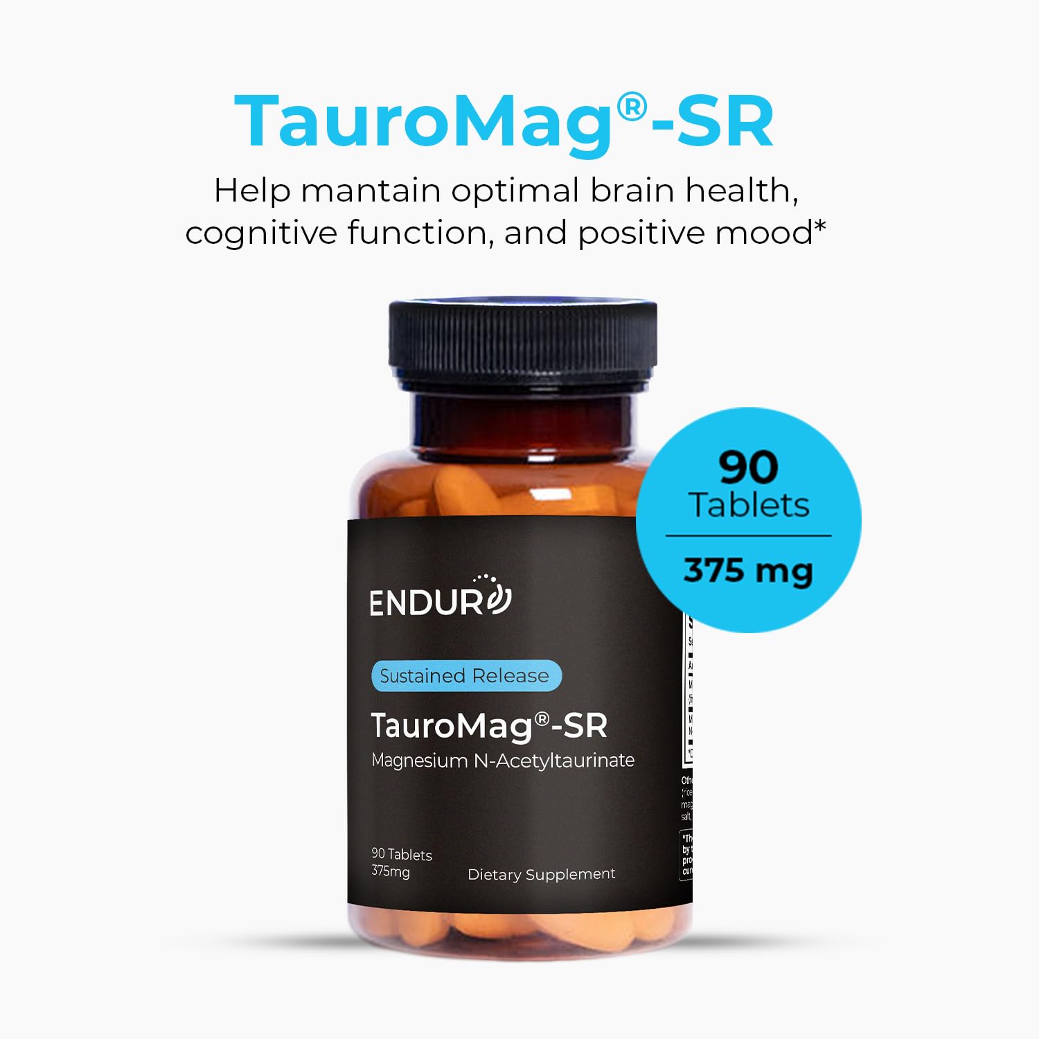 Foto 2 | Suplemento De Apoyo A La Memoria Endurance Tauromag-sr 90 Comprimidos - Venta Internacional.