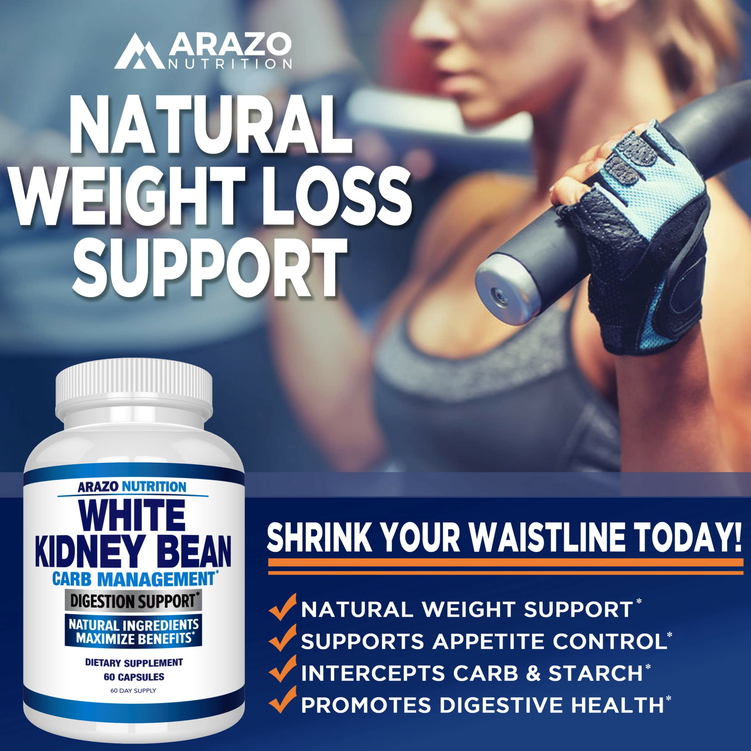 Foto 4 | Suplemento De Extracto De Frijol Blanco De Arazo Nutrition 600 Mg - Venta Internacional.