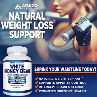 Foto 4 | Suplemento De Extracto De Frijol Blanco De Arazo Nutrition 600 Mg - Venta Internacional.