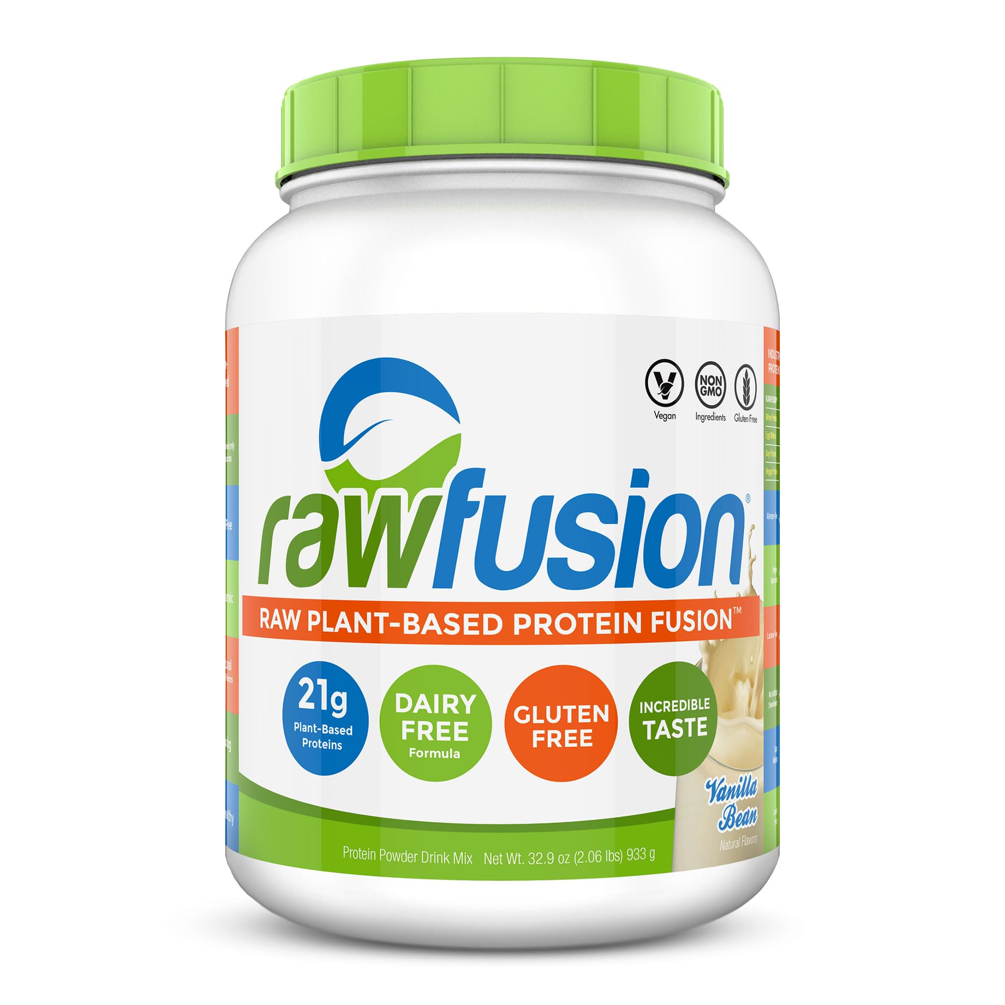 Foto 2 pulgar | Proteína En Polvo San Rawfusion Vegan Vanilla 900 G 30 Porciones - Venta Internacional.