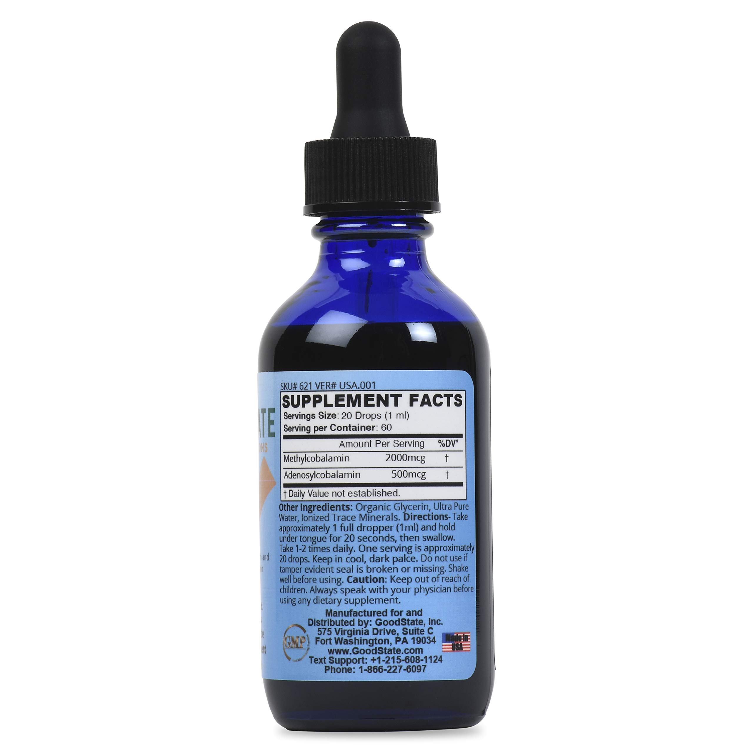 Foto 2 | Suplemento De Vitamina B12 Good State Nano-ionic, 60 Ml, Vegano - Venta Internacional.