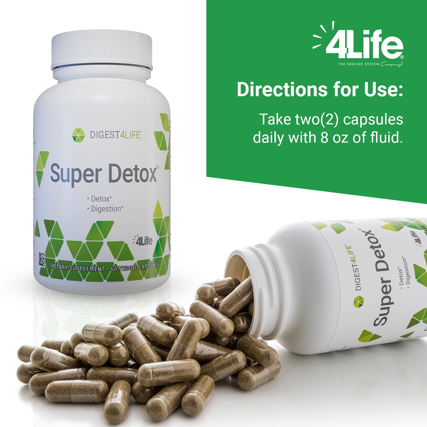 Foto 6 pulgar | Suplemento 4life Super Detox Apoya La Desintoxicación 60 Cápsulas - Venta Internacional.