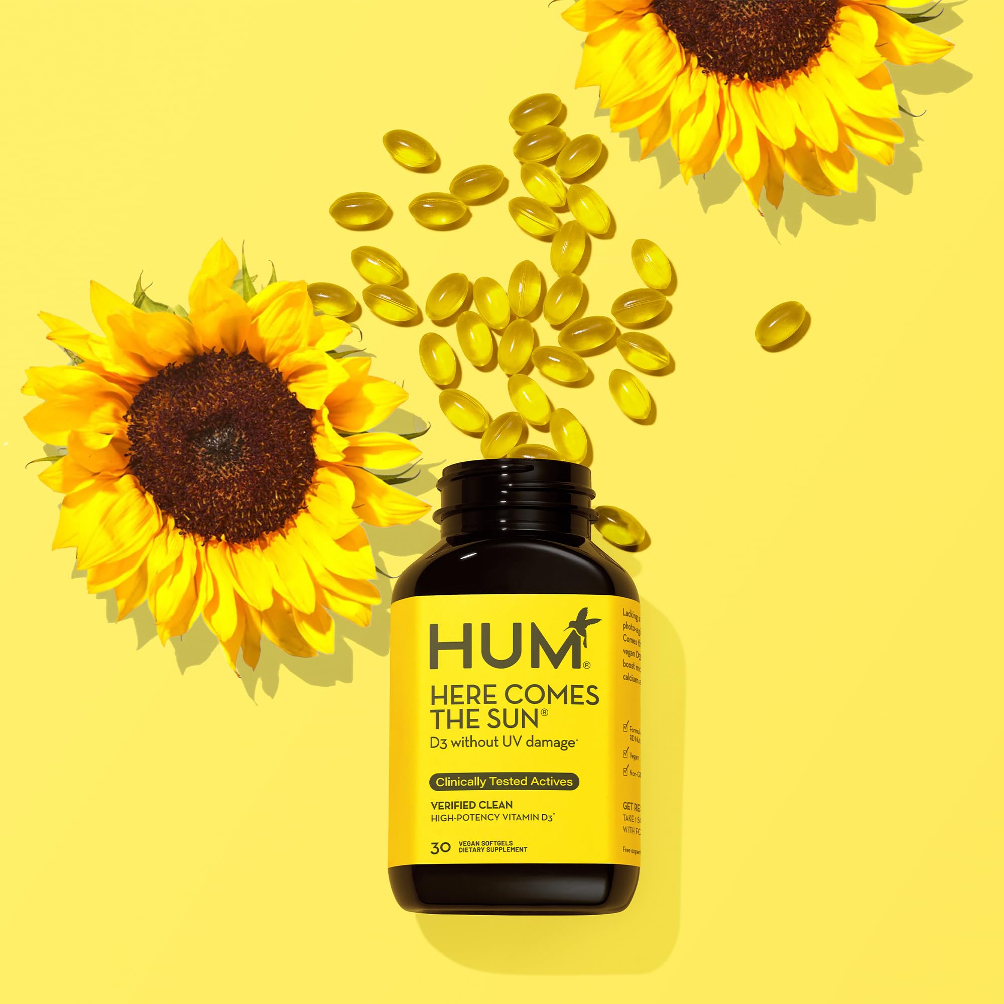 Foto 7 | Suplemento Hum Here Comes The Sun, Inmune, Vitamina D Y Calcio - Venta Internacional.