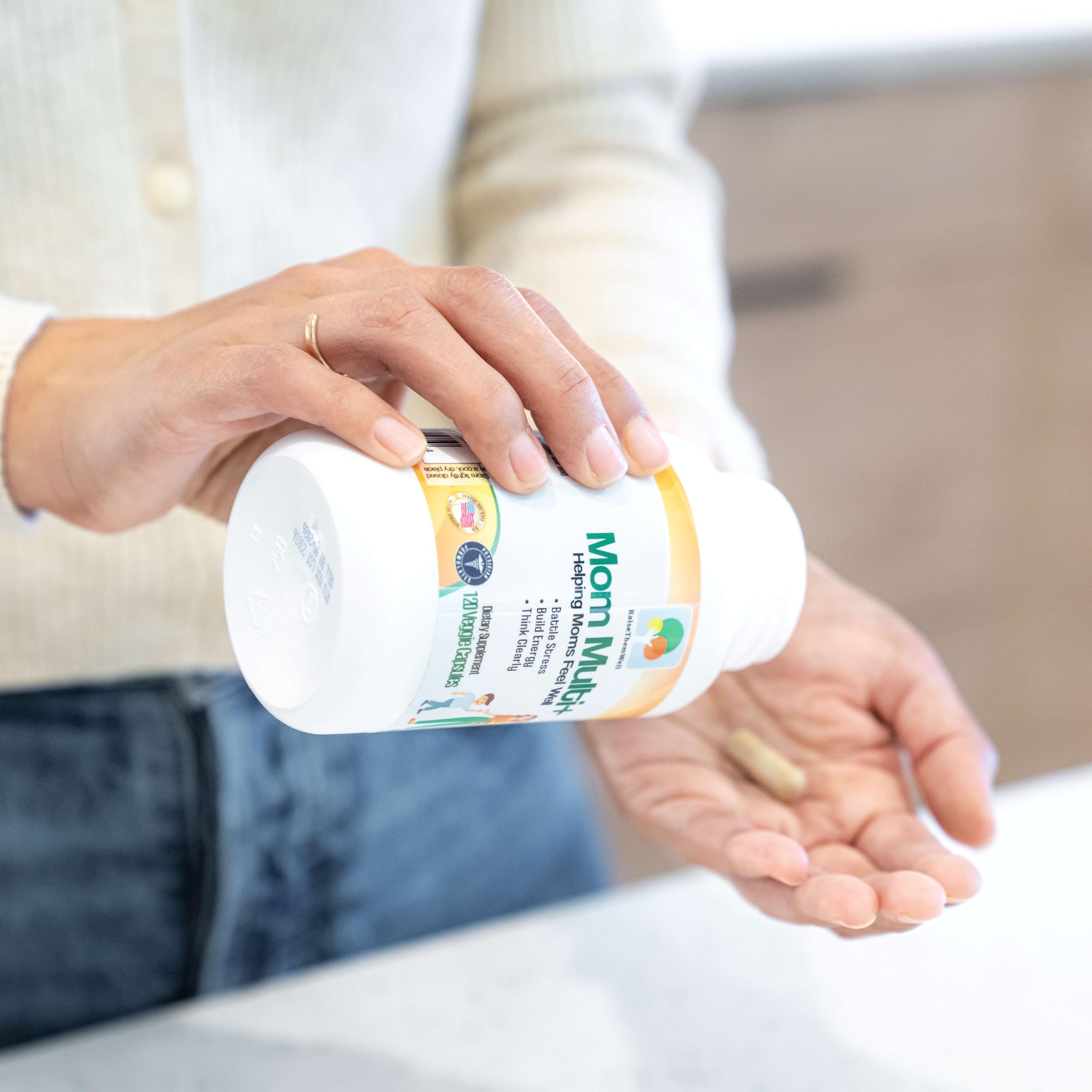 Foto 4 | Multivitamínico Raise Them Well Mom Multi+ Women 120 Cápsulas - Venta Internacional.
