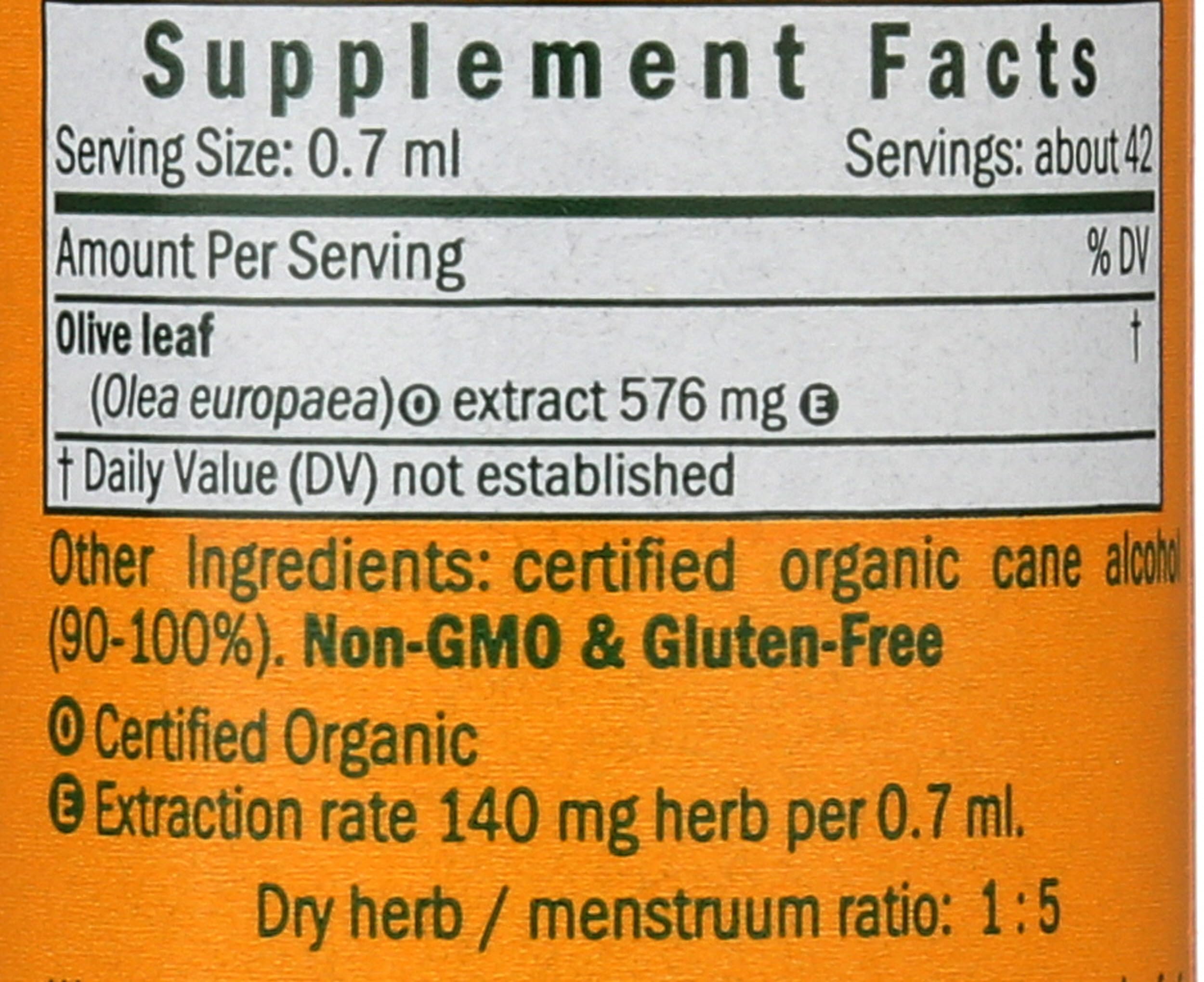 Foto 3 | Extracto Líquido Herb Pharm Olive Leaf 30 Ml Organic Immune - Venta Internacional.