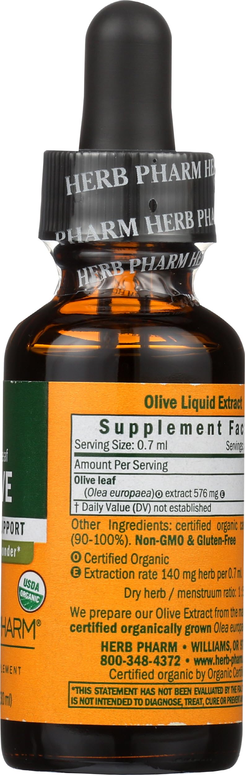 Foto 7 | Extracto Líquido Herb Pharm Olive Leaf 30 Ml Organic Immune - Venta Internacional.