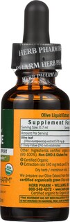 Foto 7 | Extracto Líquido Herb Pharm Olive Leaf 30 Ml Organic Immune - Venta Internacional.