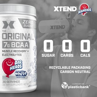 Foto 4 | Bcaa En Polvo Scivation Xtend Original Airheads Candy, 30 Unidades - Venta Internacional.