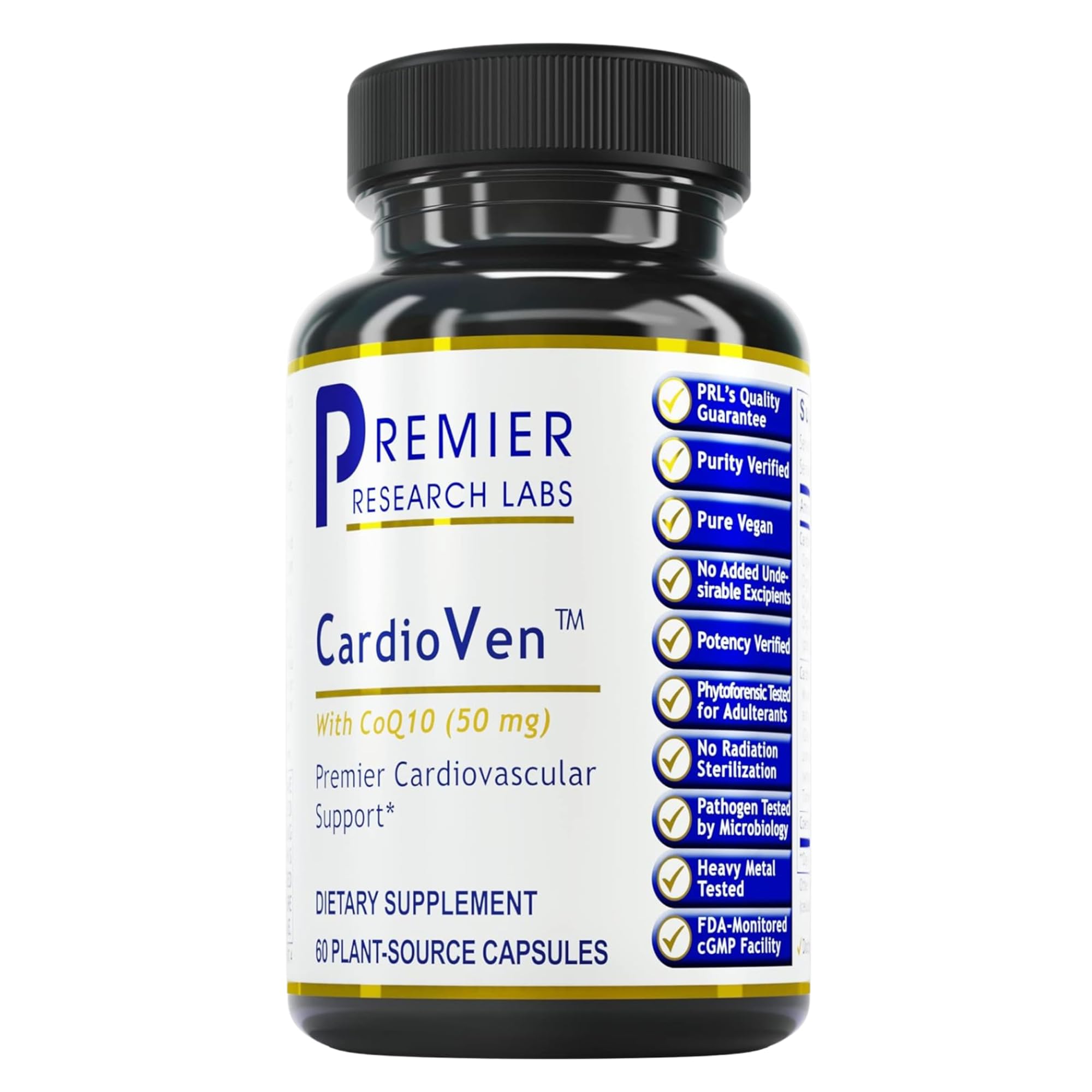 Foto 1 | Suplemento Cardioven De Premier Research Labs 60 Cápsulas - Venta Internacional.