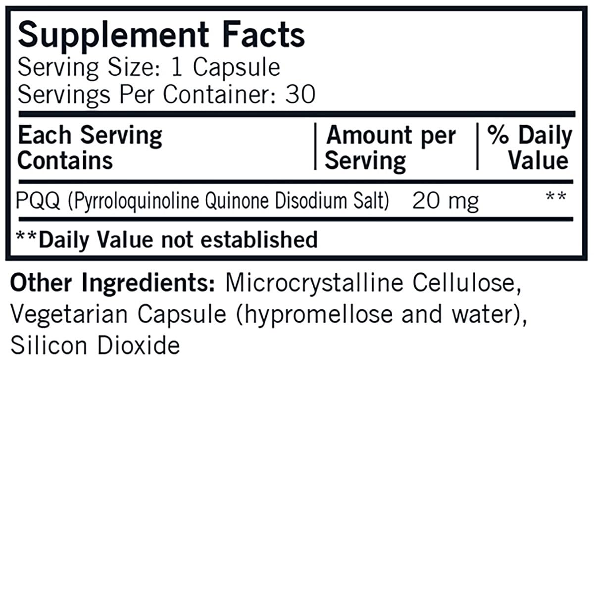 Foto 3 pulgar | Suplemento Kirkman Pqq (pirroloquinolina Quinona) 20 Mg 30 Ca - Venta Internacional.