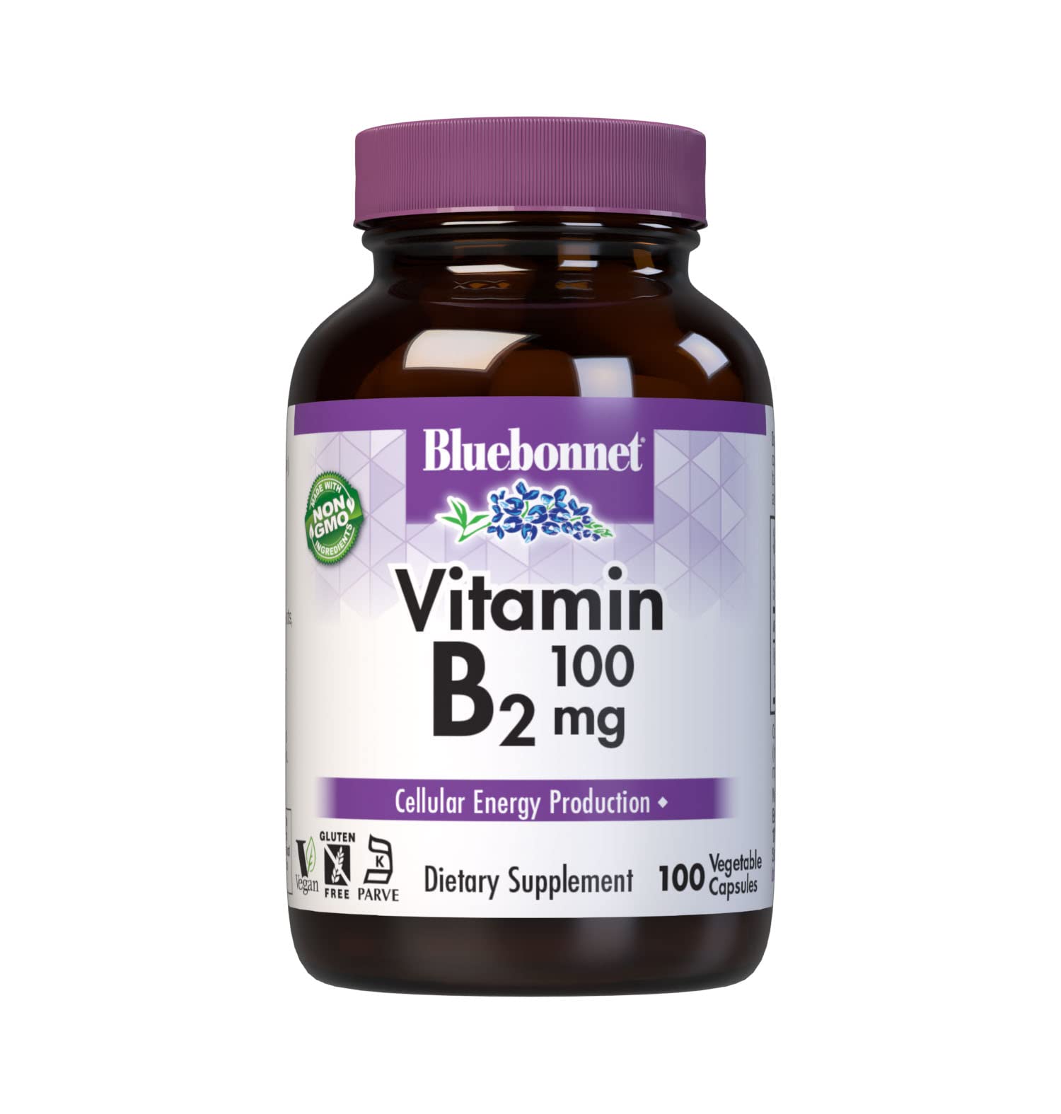 Foto 1 | Suplemento Bluebonnet Nutrition Con Vitamina B2, 100 Mg, 100 Cápsulas Vegetales - Venta Internacional.