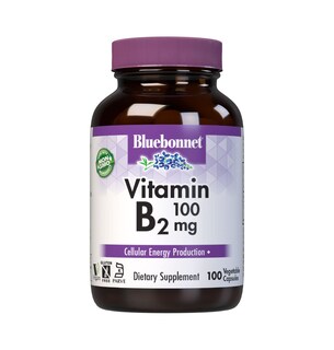 Foto 1 | Suplemento Bluebonnet Nutrition Con Vitamina B2, 100 Mg, 100 Cápsulas Vegetales - Venta Internacional.