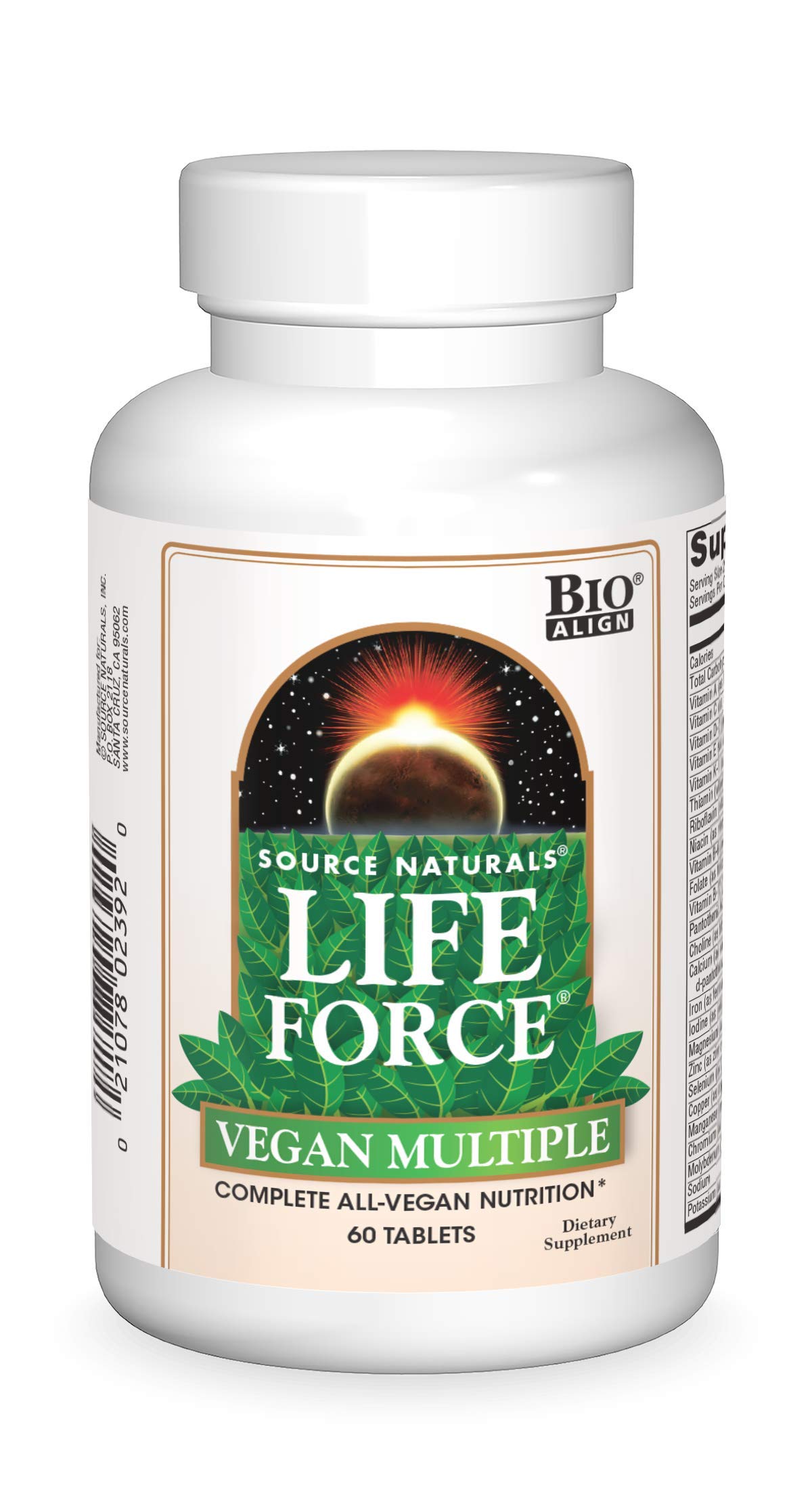 Foto 1 | Suplemento Source Naturals Life Force Vegan 60 Comprimidos - Venta Internacional.