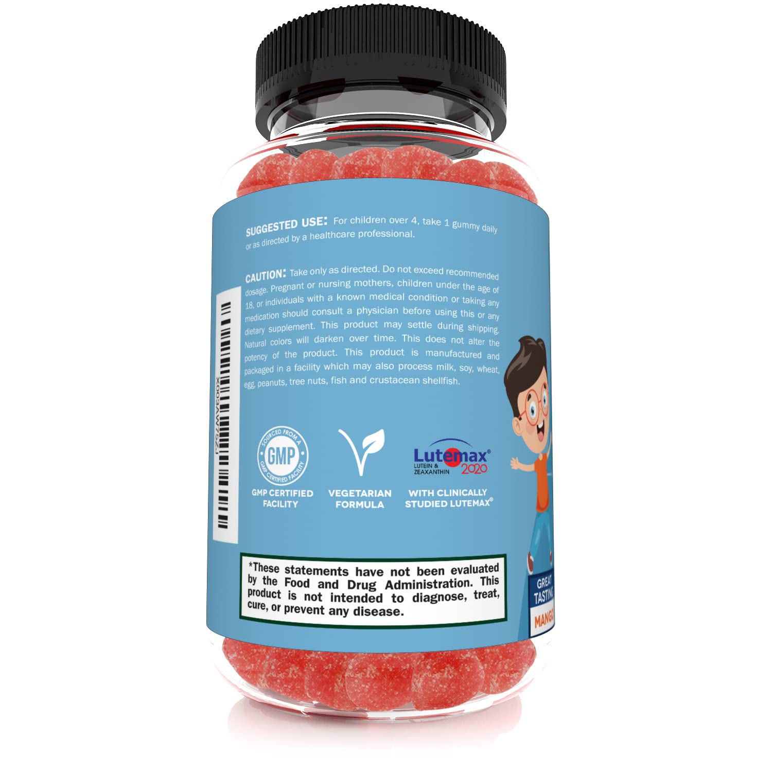 Foto 4 pulgar | Gomitas Sunergetic Premium Con Luteína Y Zeaxantina Eye Support - Venta Internacional.