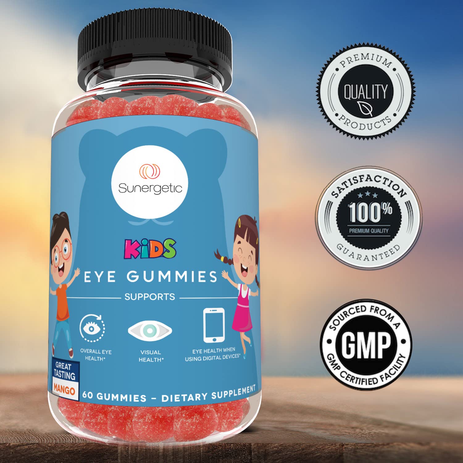 Foto 6 pulgar | Gomitas Sunergetic Premium Con Luteína Y Zeaxantina Eye Support - Venta Internacional.