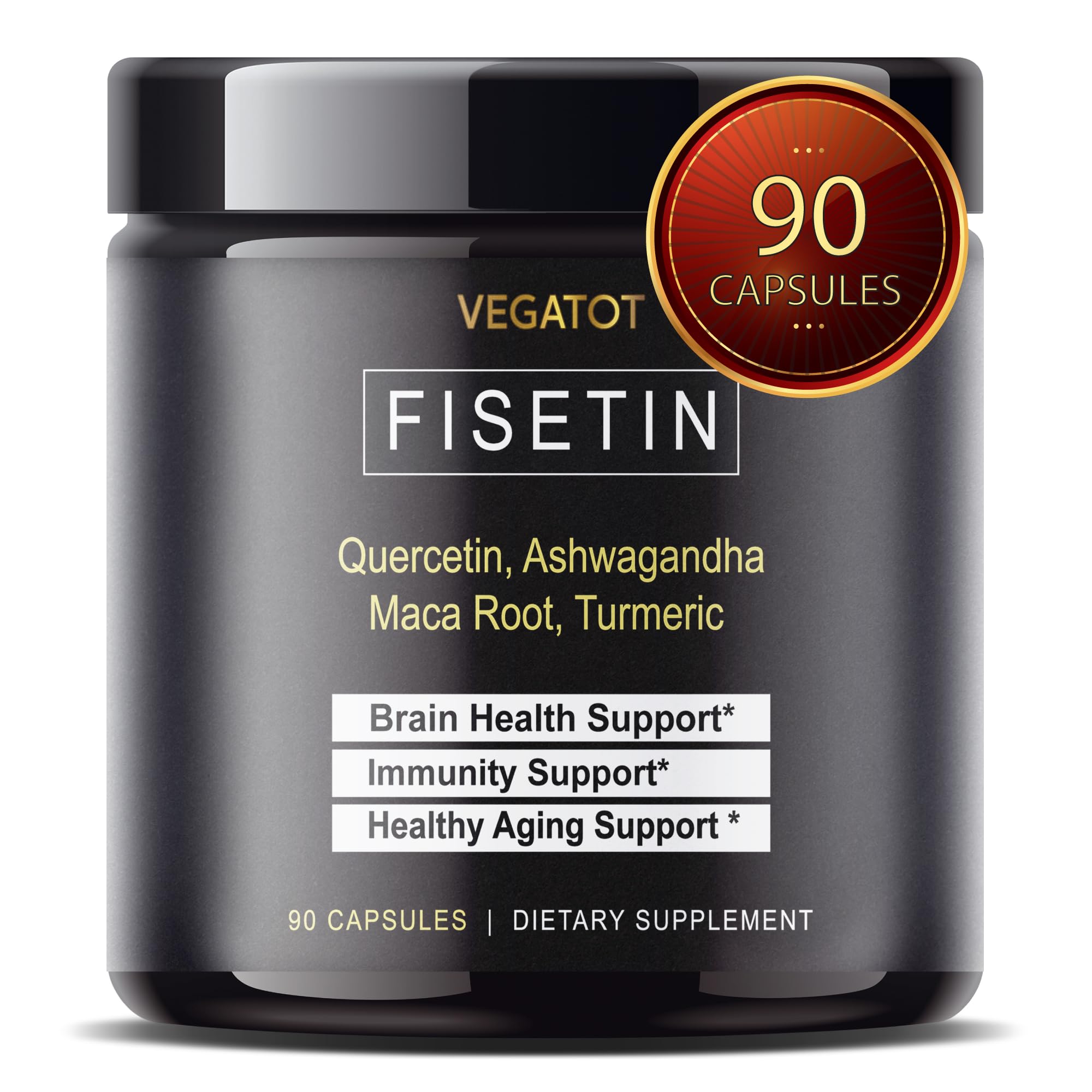 Foto 1 | Suplemento Vegatot Fisetin 98% De Pureza Con Quercetina Ashwagand - Venta Internacional.