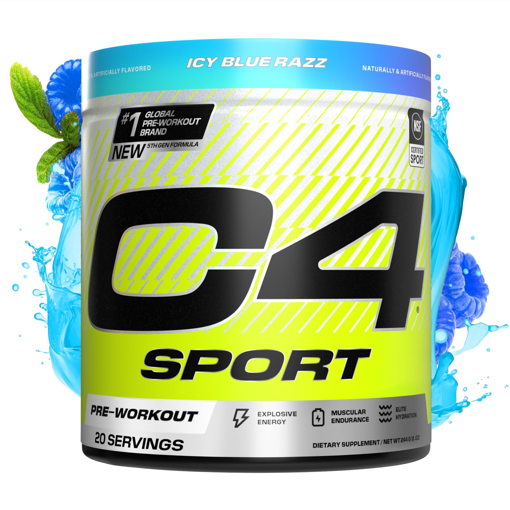 Foto 1 | Polvo Para Antes Del Entrenamiento Cellucor C4 Sport Con 200 Mg De Cafeína - Venta Internacional.