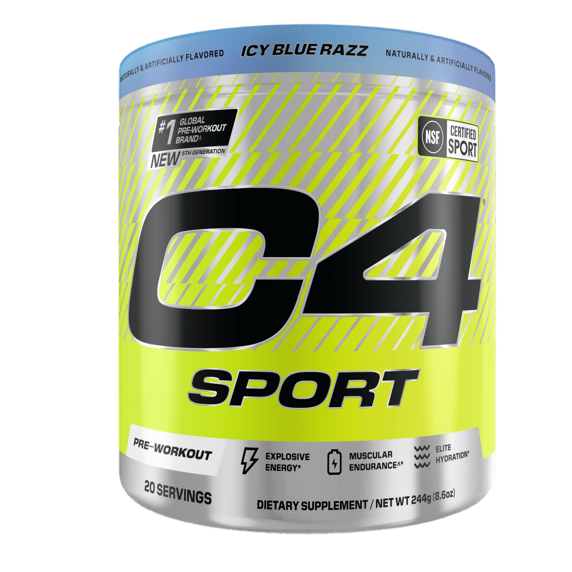 Foto 6 | Polvo Para Antes Del Entrenamiento Cellucor C4 Sport Con 200 Mg De Cafeína - Venta Internacional.