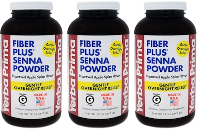 Foto 1 | Suplemento Yerba Prima Fiber Plus Senna Powder 350 Ml X 3 - Venta Internacional.