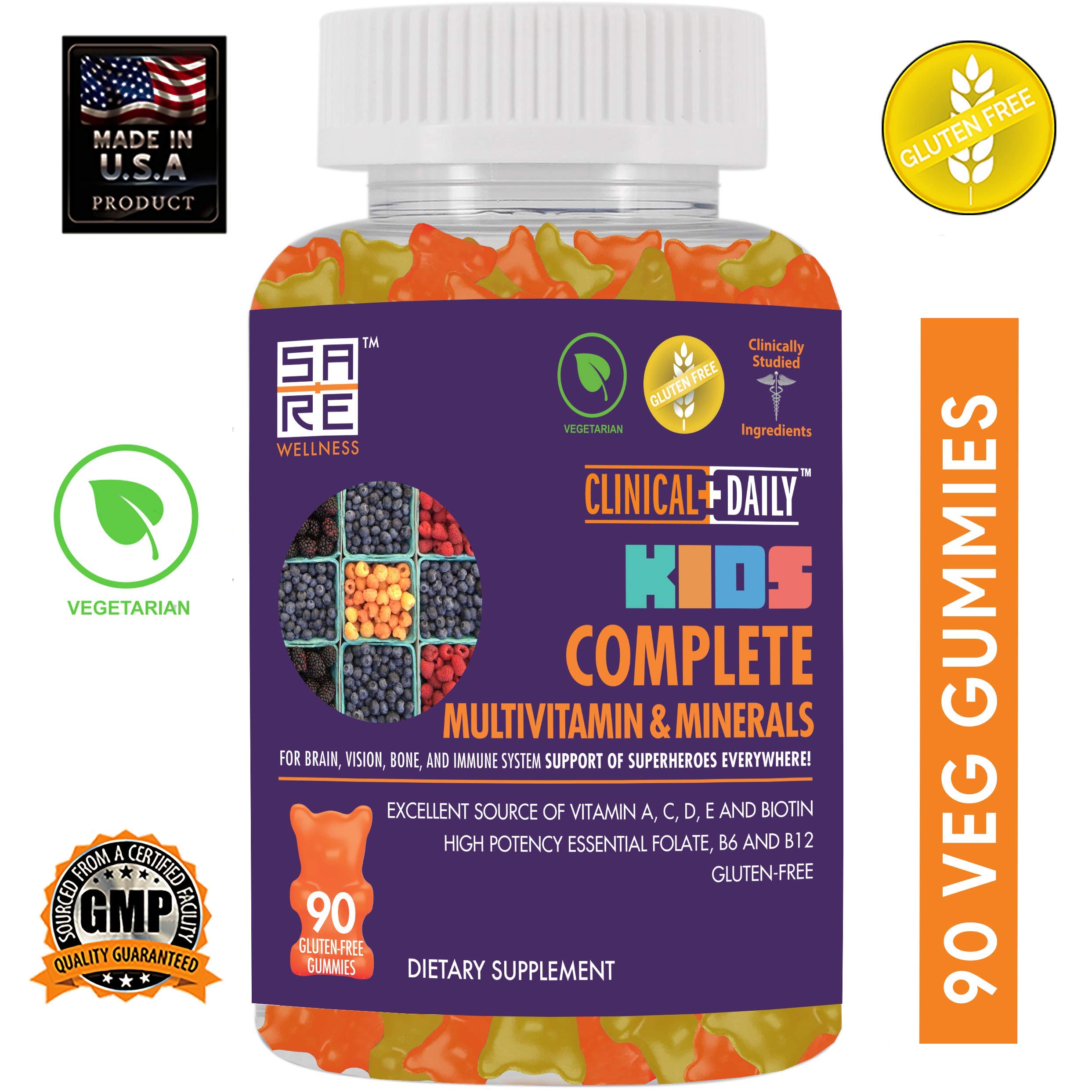 Foto 4 pulgar | Gomita Multivitamínica Clinical Daily Complete Kids 90 Unidades - Venta Internacional.