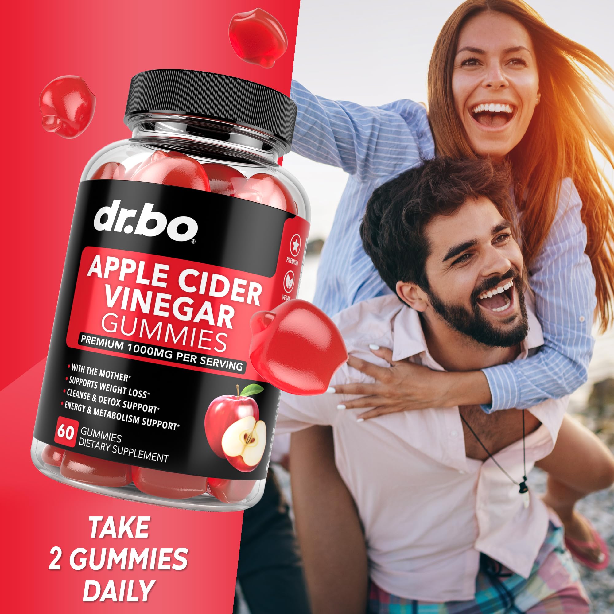 Foto 8 pulgar | Suplementos: Gomitas De Vinagre De Sidra De Manzana Dr. Bo Acv, 1000 Mg - Venta Internacional.