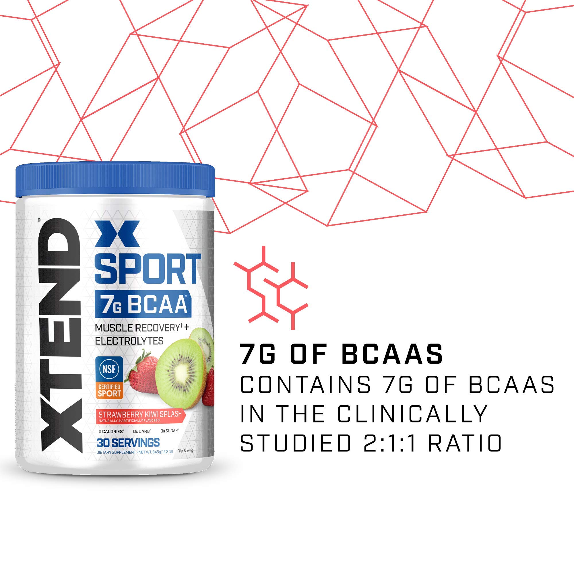 Foto 3 | Bcaa En Polvo Scivation Xtend Sport Fresa Y Kiwi 30 Porciones - Venta Internacional.
