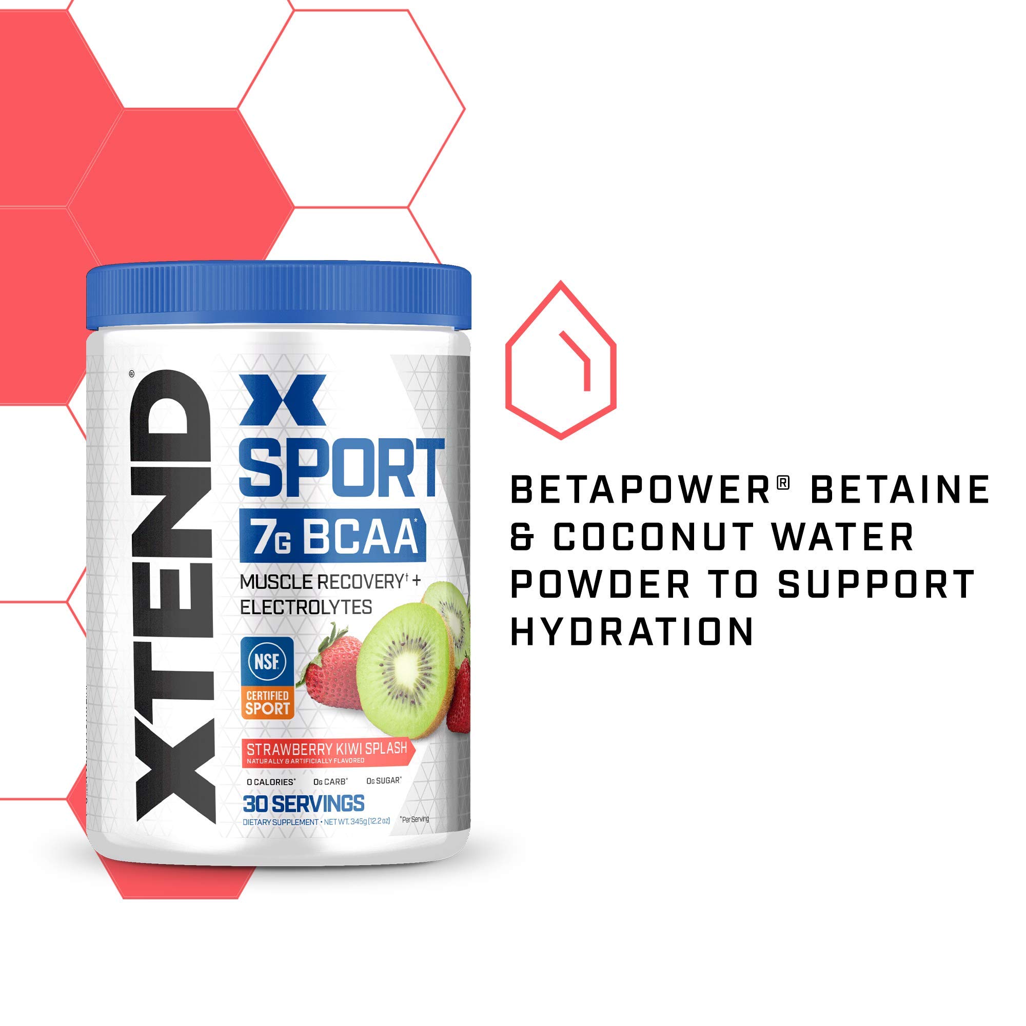 Foto 4 | Bcaa En Polvo Scivation Xtend Sport Fresa Y Kiwi 30 Porciones - Venta Internacional.