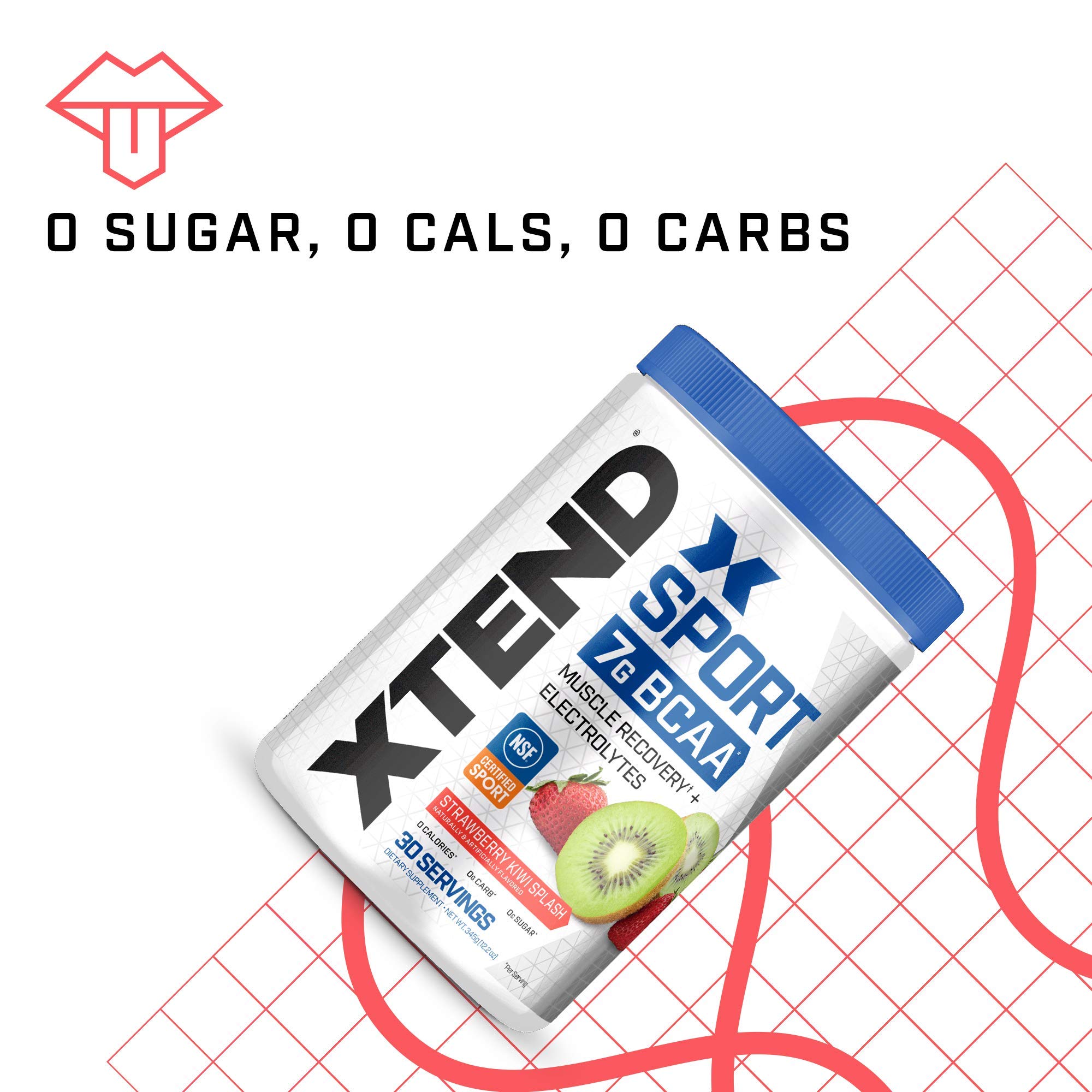 Foto 5 | Bcaa En Polvo Scivation Xtend Sport Fresa Y Kiwi 30 Porciones - Venta Internacional.