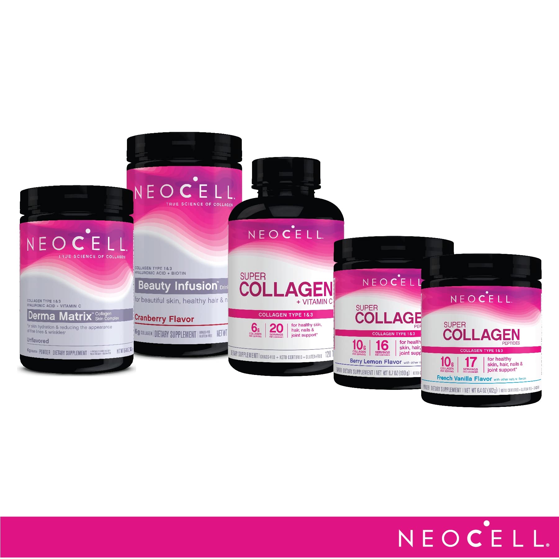 Foto 5 pulgar | Suplemento De Colágeno En Polvo Neocell Con Biotina, Vitamina C Y Ácido Hialurónico - Venta Internacional.